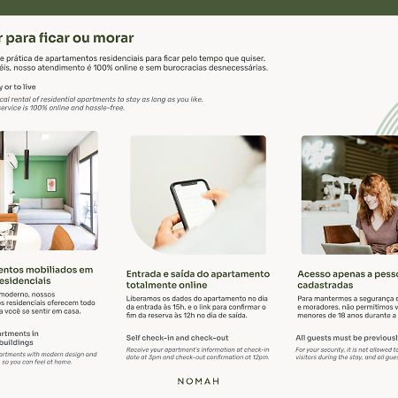 Apartament Nomah - Aptos Por Temporada No Brooklin São Paulo Zewnętrze zdjęcie